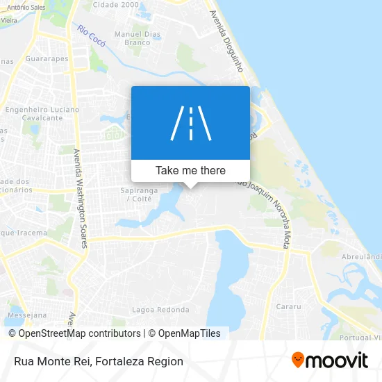 Rua Monte Rei map
