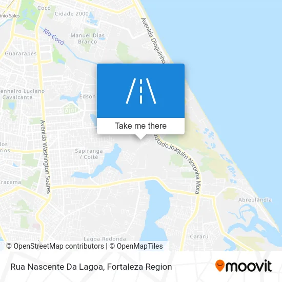 Rua Nascente Da Lagoa map