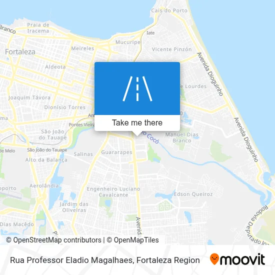 Rua Professor Eladio Magalhaes map