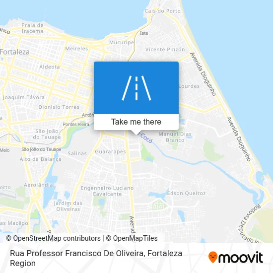 Rua Professor Francisco De Oliveira map