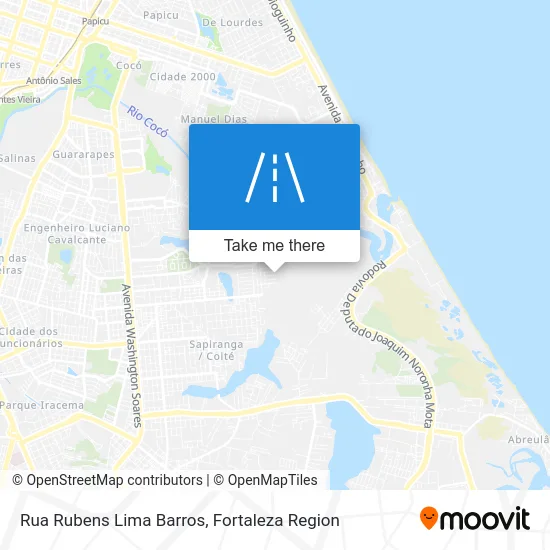 Rua Rubens Lima Barros map