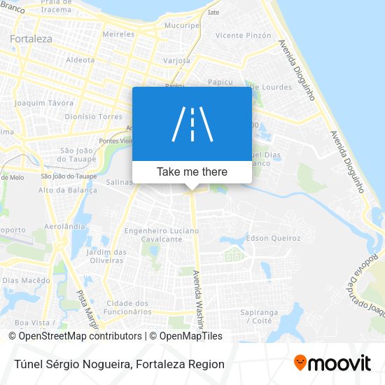 Túnel Sérgio Nogueira map