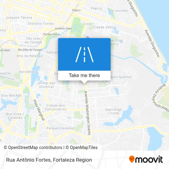 Rua Antônio Fortes map