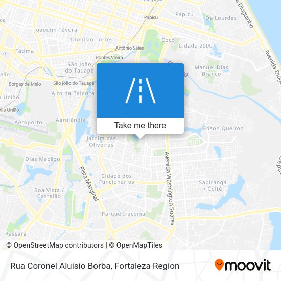 Rua Coronel Aluisio Borba map