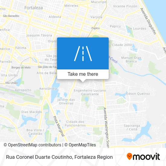 Rua Coronel Duarte Coutinho map