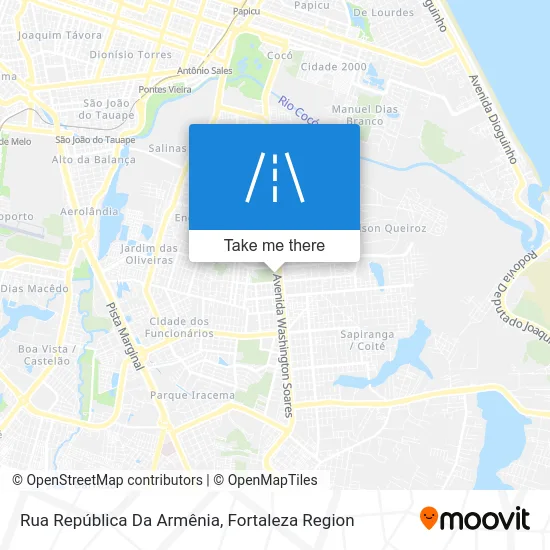 Rua República Da Armênia map