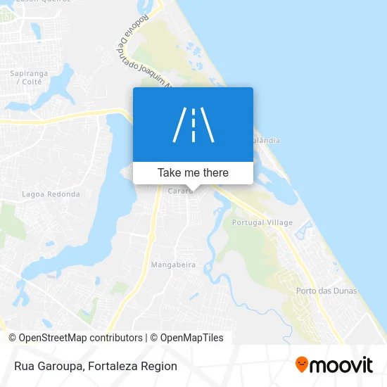 Rua Garoupa map