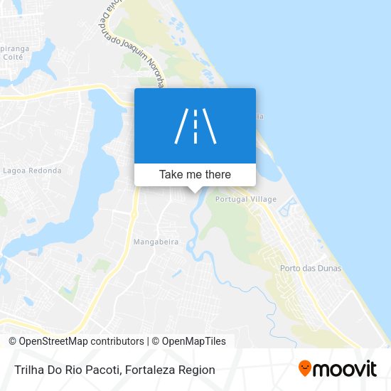 Trilha Do Rio Pacoti map