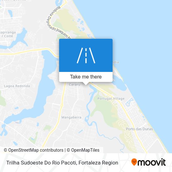 Trilha Sudoeste Do Rio Pacoti map