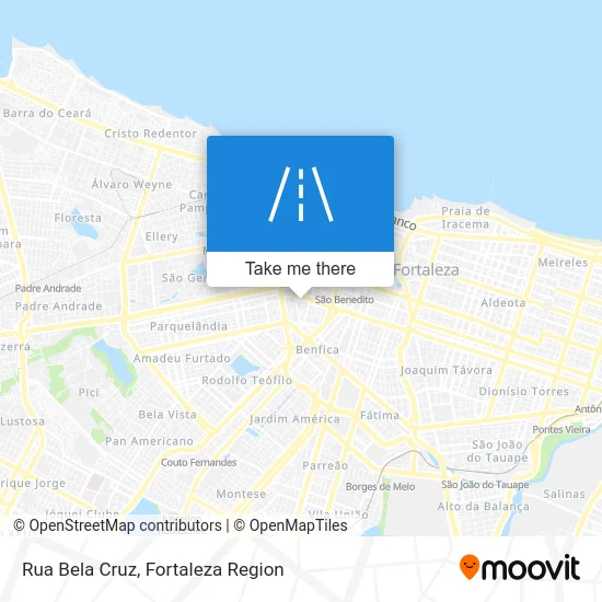 Rua Bela Cruz map