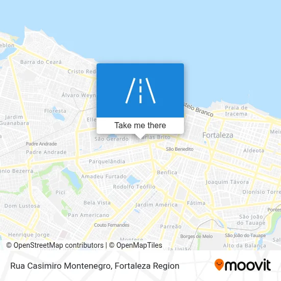 Rua Casimiro Montenegro map