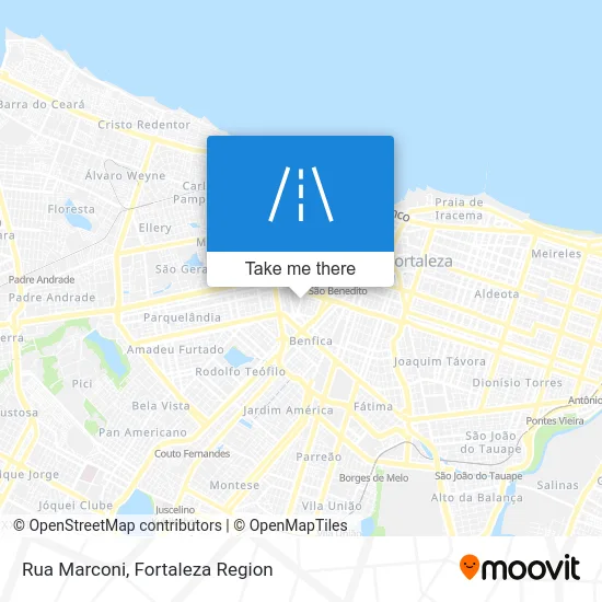 Rua Marconi map