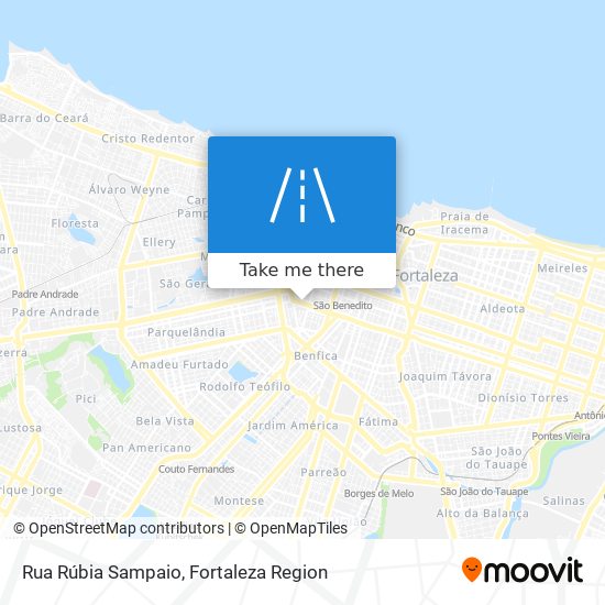 Rua Rúbia Sampaio map