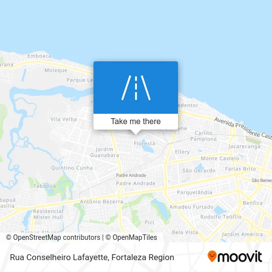 Rua Conselheiro Lafayette map