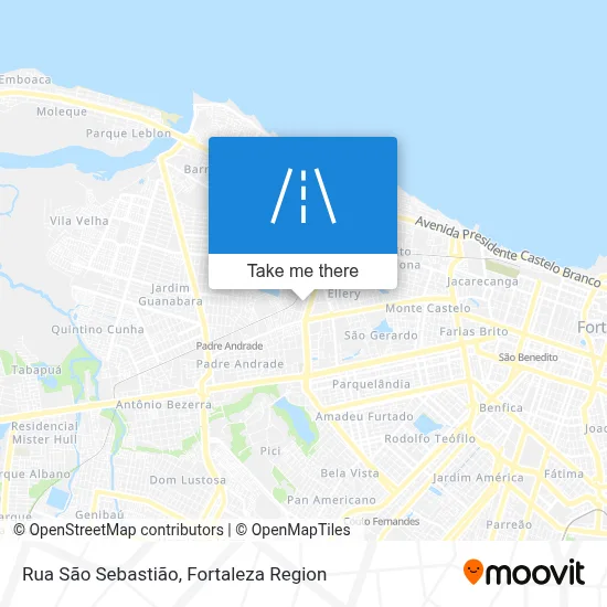 Rua São Sebastião map