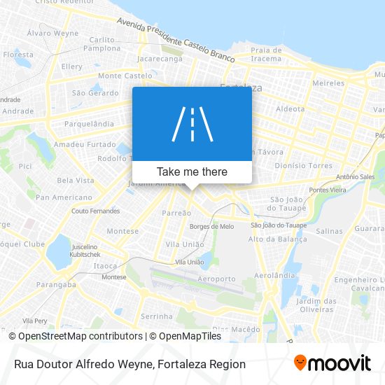 Rua Doutor Alfredo Weyne map