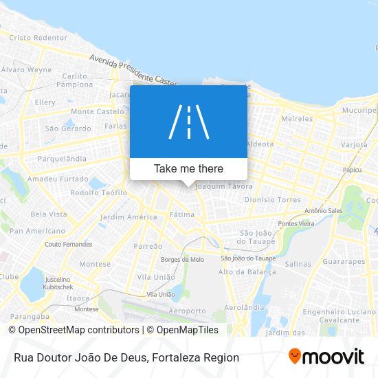 Rua Doutor João De Deus map