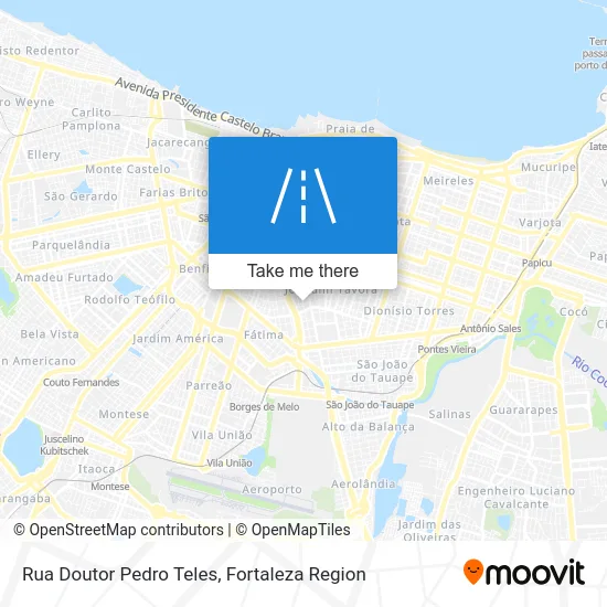Rua Doutor Pedro Teles map