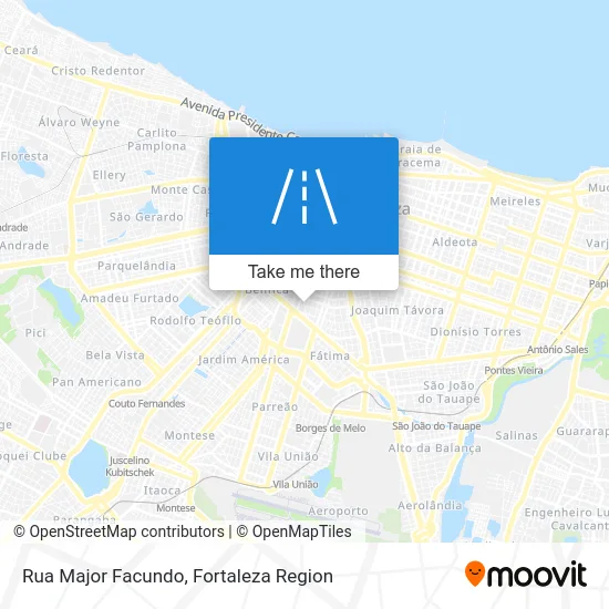 Rua Major Facundo map