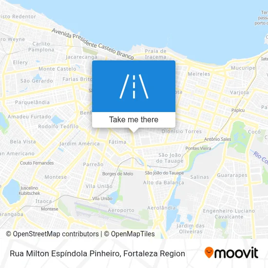 Rua Milton Espíndola Pinheiro map