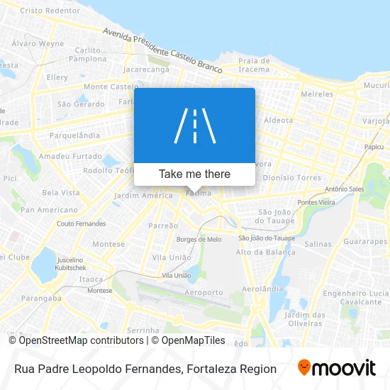 Rua Padre Leopoldo Fernandes map
