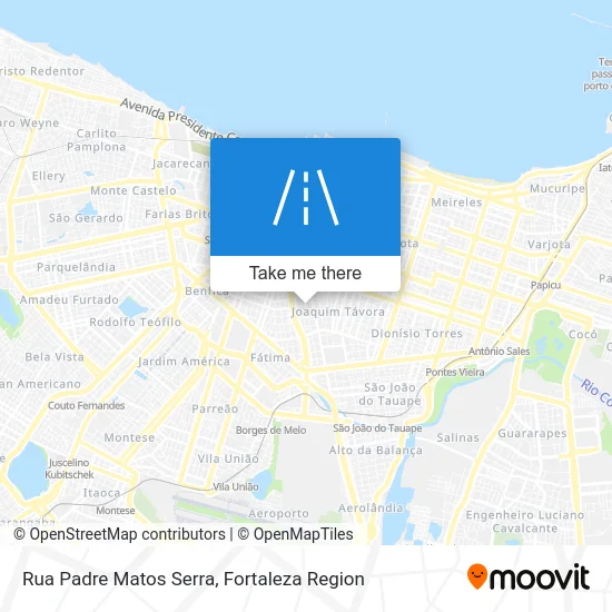 Rua Padre Matos Serra map