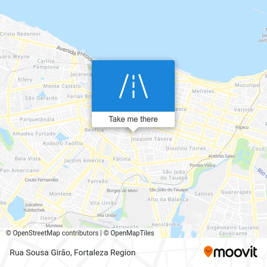 Rua Sousa Girão map