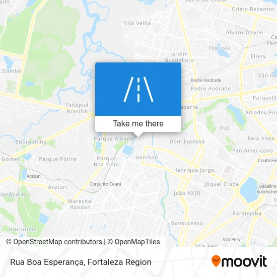 Rua Boa Esperança map
