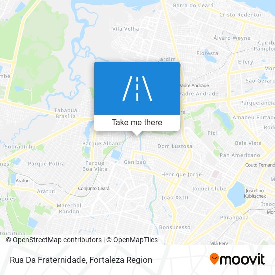 Rua Da Fraternidade map