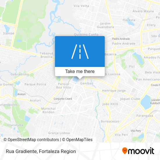 Rua Gradiente map