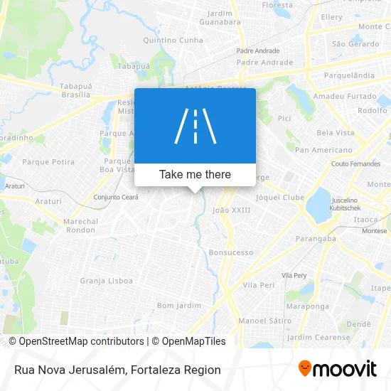 Rua Nova Jerusalém map