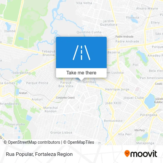 Rua Popular map