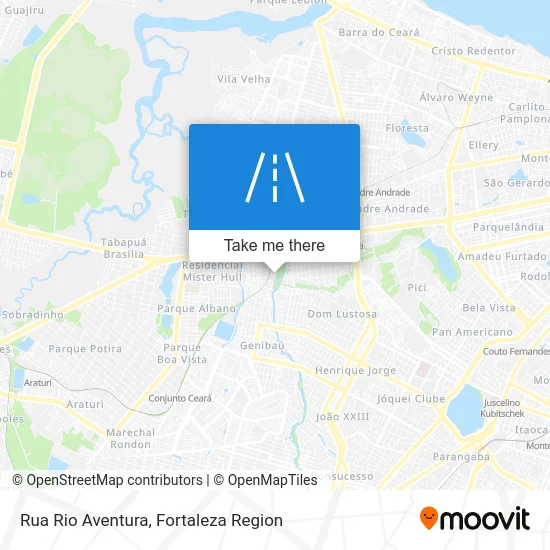 Rua Rio Aventura map