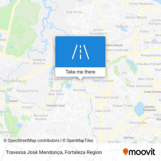 Travessa José Mendonça map