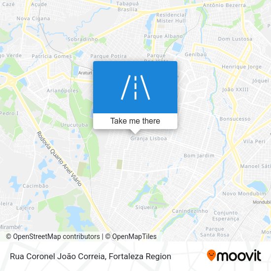 Rua Coronel João Correia map