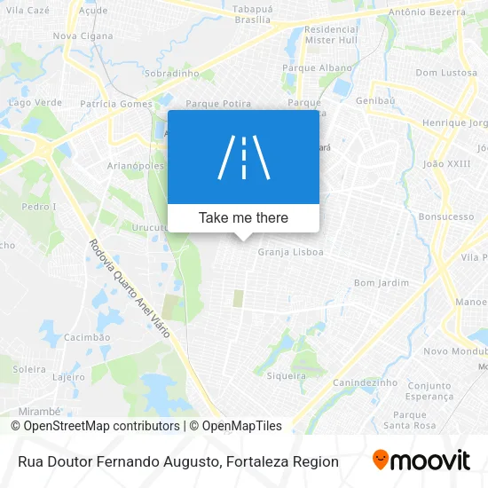 Rua Doutor Fernando Augusto map