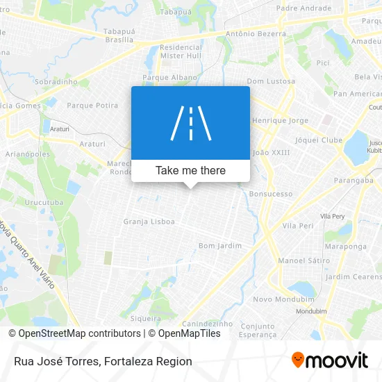 Rua José Torres map