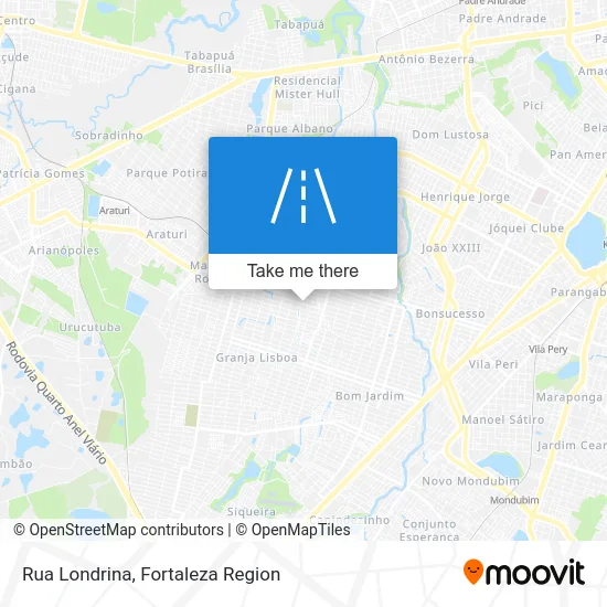 Rua Londrina map