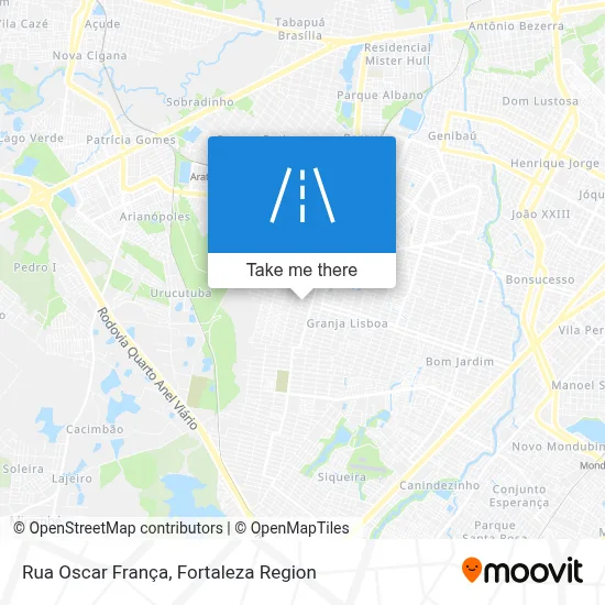 Rua Oscar França map