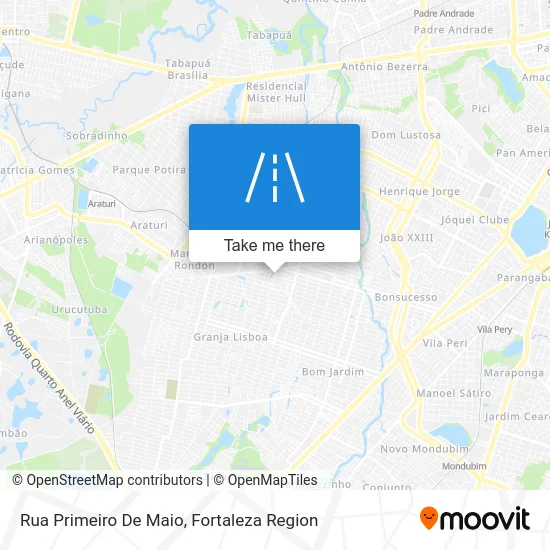 Rua Primeiro De Maio map