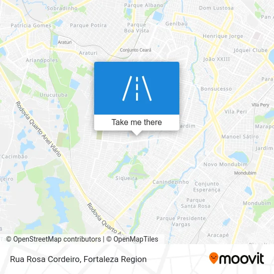 Rua Rosa Cordeiro map