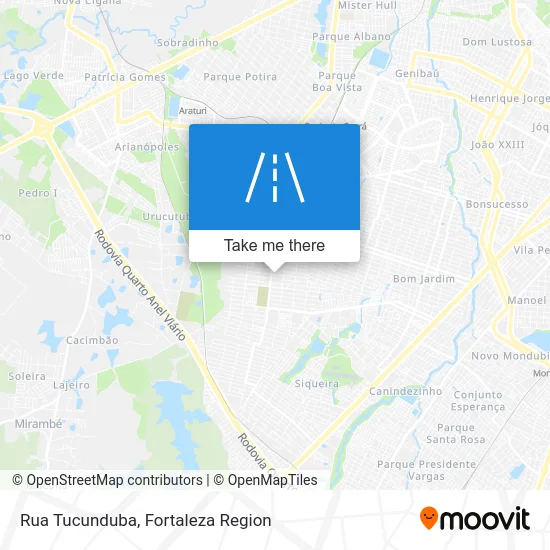 Rua Tucunduba map