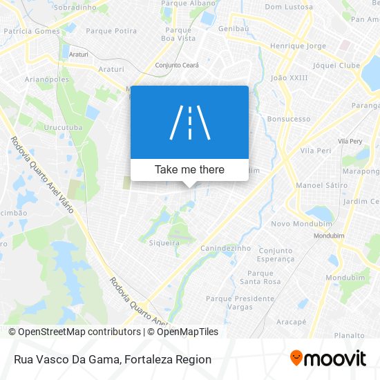 Rua Vasco Da Gama map