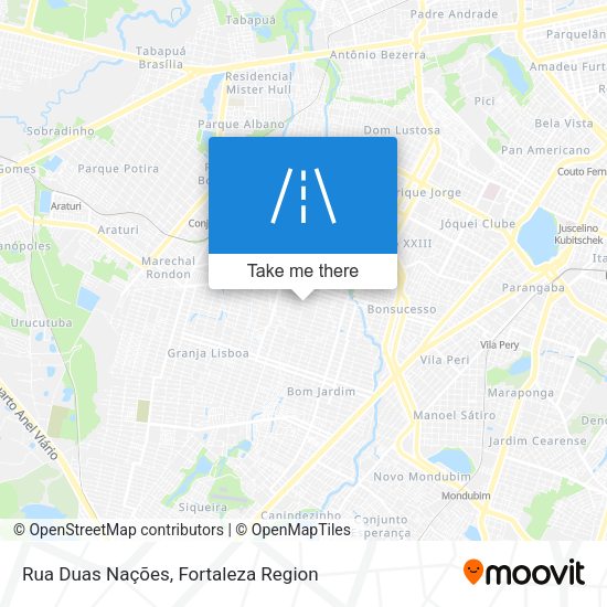 Rua Duas Nações map