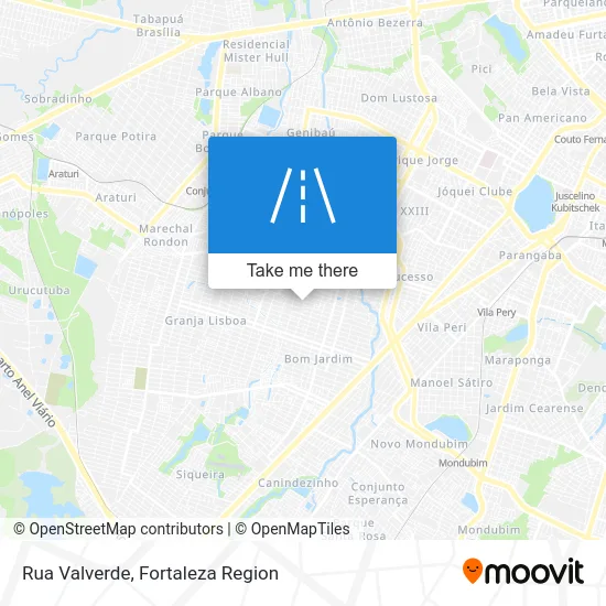 Rua Valverde map