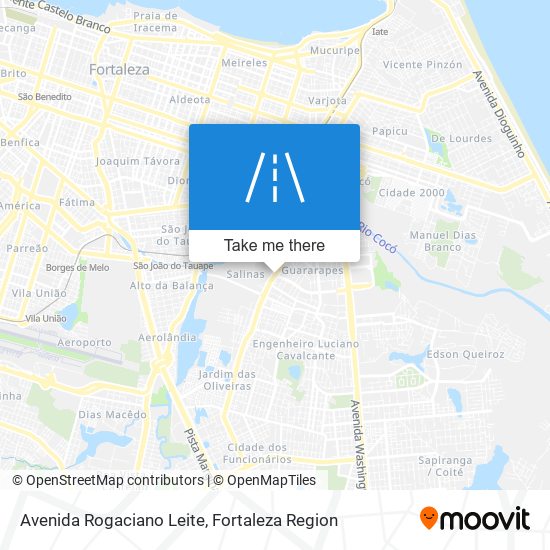 Avenida Rogaciano Leite map