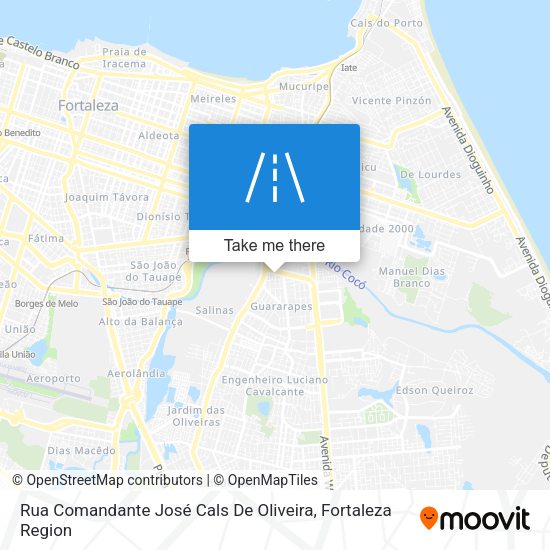 Rua Comandante José Cals De Oliveira map