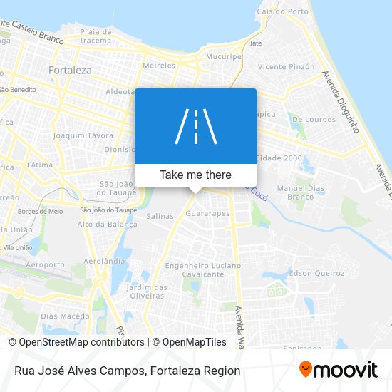 Rua José Alves Campos map
