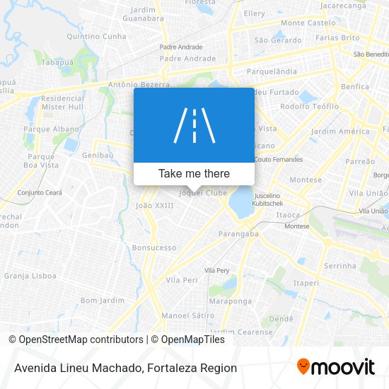 Avenida Lineu Machado map
