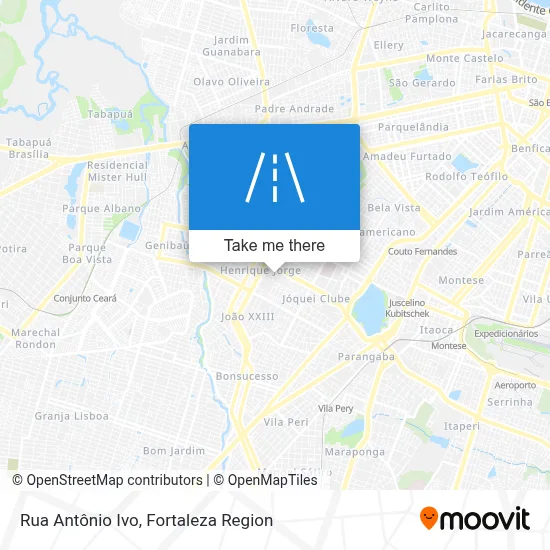 Rua Antônio Ivo map